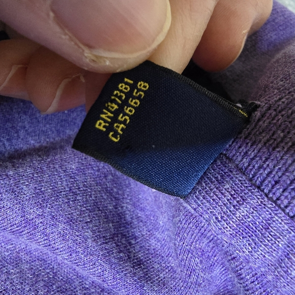 Polo Ralph Lauren Men's Size Large Purple with Red Logo - Picture 5 of 7